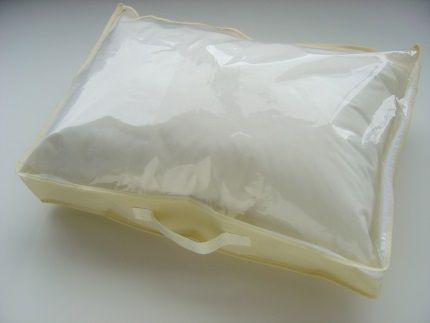 AM004【高め】洗えるダウンピロー（50cmX70cm 520g入り）