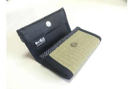 天然イ草の香り満点　畳名刺入れ　色：ピンク