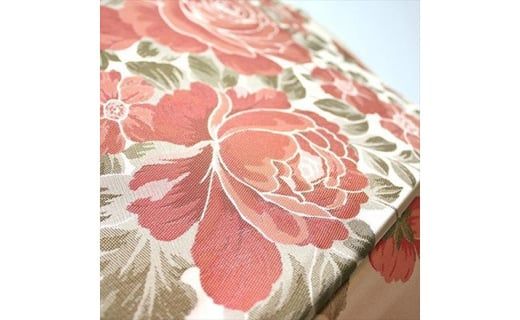 槙田商店【晴雨兼用】長傘 ”絵おり” 大バラ：ベージュ FAA5070