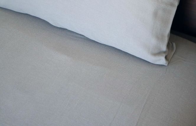 G1996 【tissu de coton/ダブルガーゼ】泉州南部織 ピローケース 1枚（グレー）