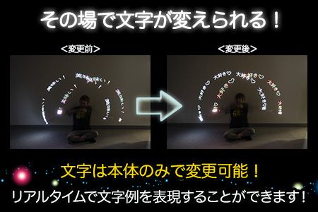 フリフリLED アソカラVER.1(1本) 阿蘇カラクリ研究所《60日以内に出荷予定(土日祝を除く)》 熊本県南阿蘇村 送料無料---sms_asokaraled_60d_21_13000_ver1---
