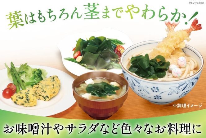 【漁師さんからのおすそわけ】新芽わかめ 300g(約100g×3袋) [かわむら家 宮城県 気仙沼市 20564375] わかめ ワカメ 若芽 海藻 国産 三陸 味噌汁 小分け 三陸わかめ