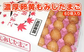 【山田養鶏】濃厚卵黄もみじたまご【60個入り】 [No.186]