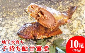 地下水育ち　子持ち鮎甘露煮10尾