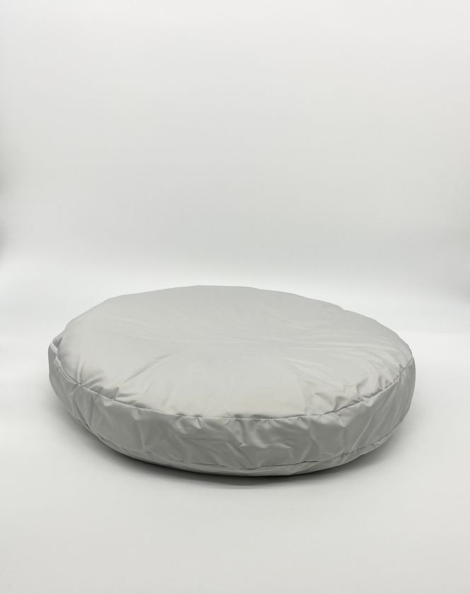 【たっぷり!!リアルダウン使用】円形タイプ ペット用 羽毛クッションセット ペットベッド 犬や猫が大好き!! H162-032