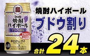 DD049タカラ「焼酎ハイボール」＜ブドウ割り＞350ml 24本入 