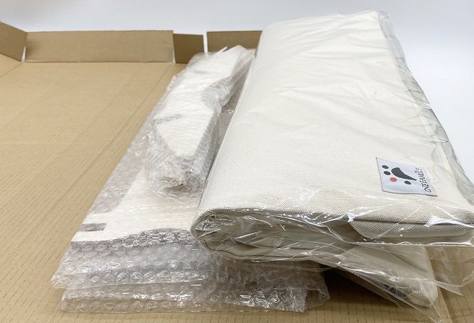 【リアルダウン使用】 ハンモックタイプの 羽毛ペットベッド　クッション 犬や猫が喜ぶ！ H162-042