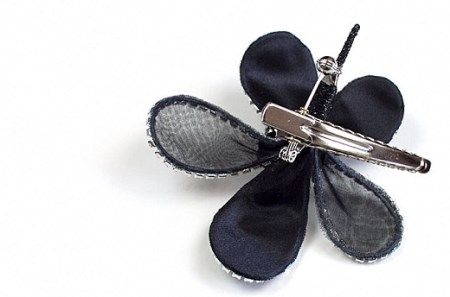 A-211　ブラックキュートリーコサージュ