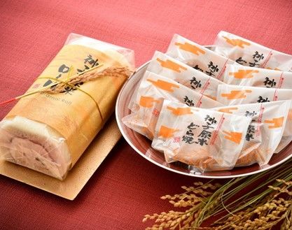 [K042] 神子原ロールと神子原米どら焼きセット