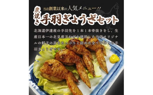 いかのゴロ焼きと炭焼き手羽ぎょうざセット ( 海鮮 肉 加工品 いか 手羽 餃子 セット 詰め合わせ おつまみ 居酒屋 )【129-0001】