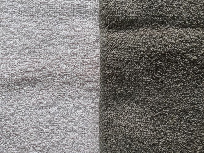 010B1556 ふんわりやさしいモノトーンタオル 5枚セット（ココア＆ピンクグレー）35×80cm 泉州タオル【泉州タオル 国産 吸水 普段使い シンプル 日用品】