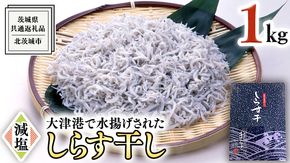 大津港水揚げ しらす干し 1kg （茨城県共通返礼品：北茨城市）しらす しらす丼 国内 北茨城市 水揚げ 新鮮 シラス 海鮮 冷凍 子ども カルシウム 減塩 ［CY003us］