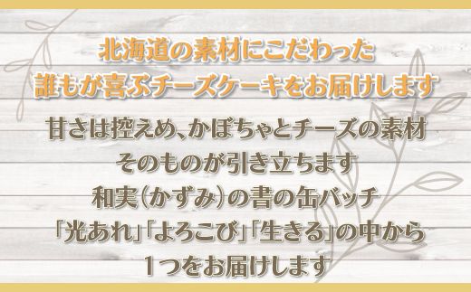 北海道カボチャのチーズケーキ SKS004