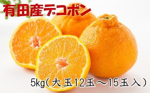 【お味濃厚】紀州有田産の大玉デコポン約5kg(12玉～15玉入り・青秀以上) ★2025年１月中旬頃より順次発送    BZ073