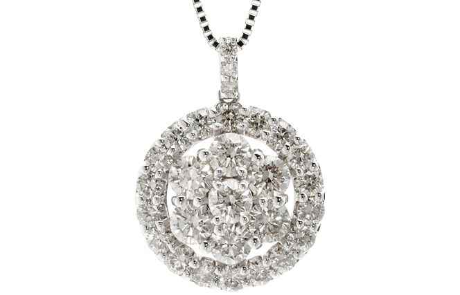J006-3 アルカンシェル プラチナダイヤペンダント（計 1.5ct）【鑑別書付き ジュエリー プレゼント ギフト ファッション アクセサリー 贈り物 贈答 お祝い 記念日】
