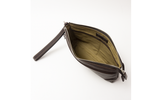 SOMES　TT-06　スリムポーチ（ダークブラウン） [12260216]