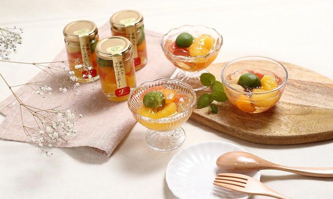 若桃入りフルーツコンポート 6本セット　T151