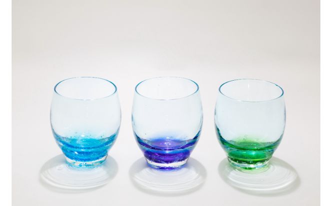 【RYUKYU GLASS WORKS 海風】バドロック＜青＞