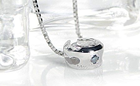 【0.2ct】馬蹄モチーフ　プラチナ900　ダイヤモンドネックレス　CSN0081 SWAV010