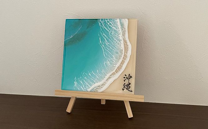 レジンアート海(キッチンシェルフ)I ⭐︎キッチンを海に変える