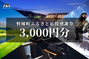 町内の星野リゾートでも利用可　磐梯町ふるさと応援感謝券 (3,000円分) 