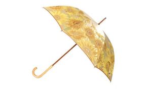 槙田商店【晴雨兼用】長傘 ”絵おり” 向日葵 FAA5066