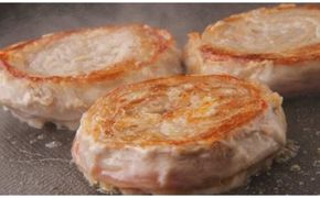 K1147 幻の豚「梅山豚」ロールステーキ６個セット（トリュフ塩付き）