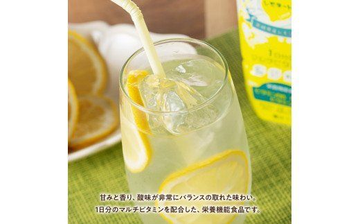 【6ヶ月 定期便 】サンA 宮崎育ちのレモネードPET （500ml×24本）【 全6回 飲料 栄養機能食品 レモン 檸檬 マルチビタミン配合 PET セット ジュース 長期保存 備蓄 送料無料】 [F3003-t6]