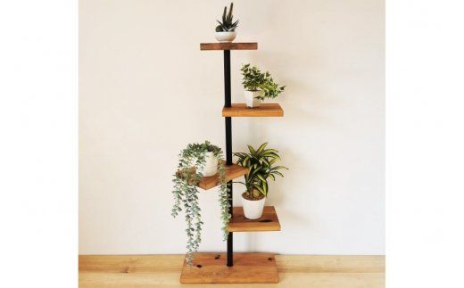 MUKUのスタンドシェルフ 4段タイプ（無垢材/完成品） [新星金属製作所 大阪府 守口市 20940945] 