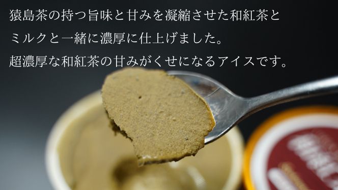 猿島茶使用 和紅茶 アイス 5個入 アイスクリーム あいす ふるさと納税 ギフト スイーツ お菓子 お祝い 詰合せ [AF064ya]