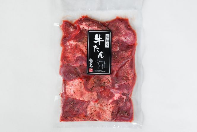 厚切り牛タン 塩味 500g [亀山精肉店 宮城県 気仙沼市 20563987] 精肉 肉 牛肉 牛たん 牛タン ぎゅうたん タン タン塩 厚切り 味付き 肉 牛 冷凍 焼肉 焼き肉 BBQ アウトドア