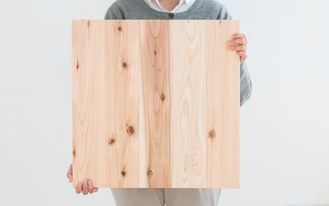 ユカハリ・タイル すぎ 無塗装 ウッドカーペット M-mm-A03A