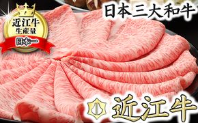 【11月発送分】極上近江牛すき焼き・しゃぶしゃぶ用　ロース【800ｇ】【CB02U-11m】