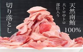 a10-604　天然 南鮪 100％ 切り落とし 大トロ 中トロ含 約400g