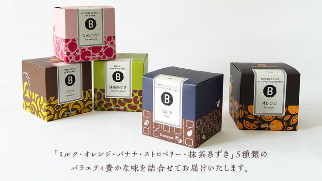 クランチチョコレート 6箱 チョコレート専門店 「Bromagee」 チョコ チョコレート スイーツ お菓子 洋菓子 バレンタイン ホワイトデー ギフト ミルク オレンジ ストロベリー バナナ 抹茶 [CS002ci]