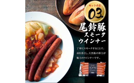 【PREMIUM PORK】尾鈴豚ハム・ソーセージ詰め合わせ 9種セット 【 数量限定 肉 豚肉 ぶた 豚 国産 九州産 宮崎県産 ウインナ― ハム 生ハム ソーセージ 加工品 】 [C09208]