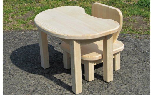 099H2114 手作り木製 お子様用 机・いすセットVer.2 Sサイズ