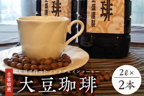 自家焙煎「大豆珈琲」（2L×2本）【0021-009】