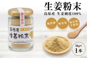 AF036島原産 生姜純度100% 生姜粉末 1本 【無添加 無着色 保存料不使用】