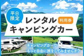 レンタルキャンピングカー利用券 平日限定 WHITE TOP 《45日以内に出荷予定(土日祝除く)》 熊本県 大津町 レンタル キャンピングカー 平日限定 利用券 送料無料---iso_wthrntrkyn_45d_22_67000_1---