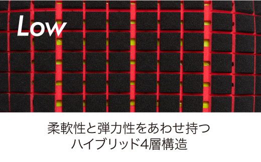 西川】AiR4DXピロー/低め 配色：レッド【P294U】（滋賀県 