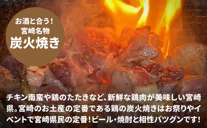宮崎県産親鶏の炭火焼き 120ｇ×3Ｐ K10_0016_1