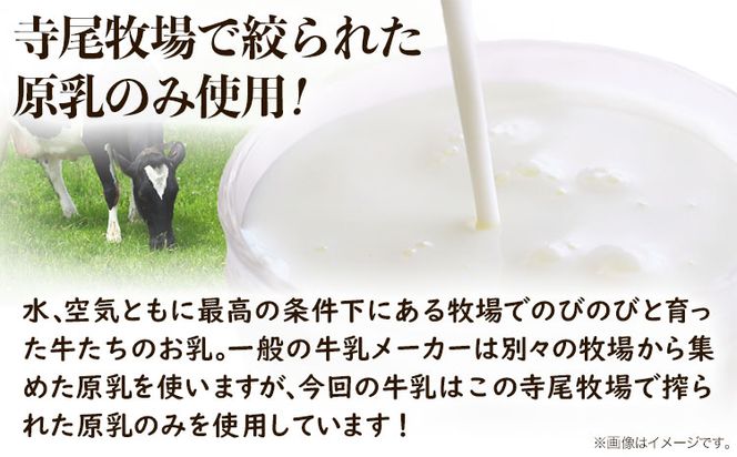 寺尾牧場のこだわり濃厚牛乳（ノンホモ牛乳）3本セット 900ml×3本 厳選館《90日以内に出荷予定(土日祝除く)》 和歌山県 日高町 濃厚牛乳 牛乳 ノンホモ牛乳 成分無調整---wsh_cgennhml_90d_22_16000_3p---