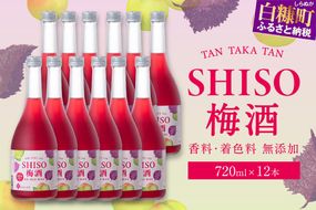 鍛高譚（たんたかたん）の梅酒[720ml]【12本セット】