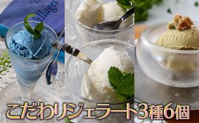 近江の手作りジェラートセット【フレーバー2個ずつ/6個入り】【120ml×6個】【DC01U】