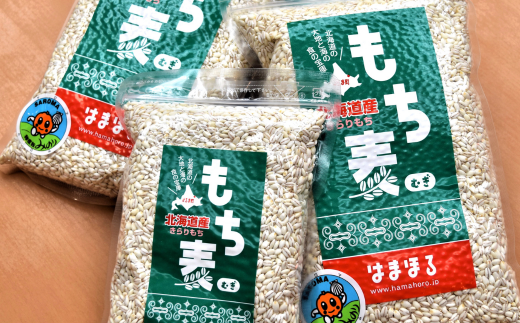 食物繊維が豊富 オホーツク産 もち麦 「キラリモチ」450g×3 SRMI012