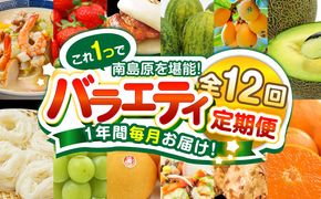 【12回定期便】長崎・南島原グルメ バラエティ定期便 / バラエティ セット 野菜定期便 フルーツ定期便 フルーツ 果物 野菜 やさい そうめん 角煮 皿うどん ちゃんぽん / 南島原市 / 贅沢宝庫[SDZ038]