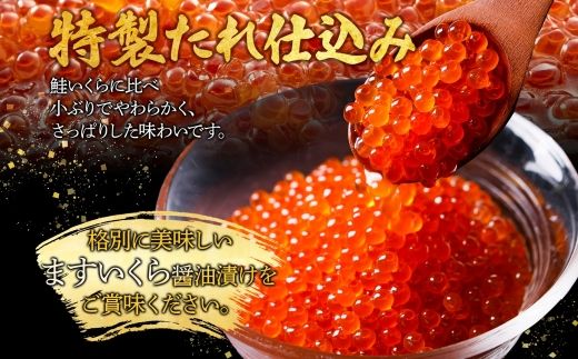 2488. 鱒いくら醤油漬け 計1kg 100g×10パック 鱒いくら いくら イクラ 醤油漬け 鱒 マス 魚卵 小分け 海鮮 送料無料 北海道 弟子屈町