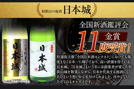日本城 吟醸純米酒と特別本醸造 1.8L×2本 2種セット 厳選館《90日以内に出荷予定(土日祝除く)》 和歌山県 日高川町 酒 吟醸純米酒 特別本醸造 飲み比べ 3.6L---wshg_genngth_90d_22_21000_2p---