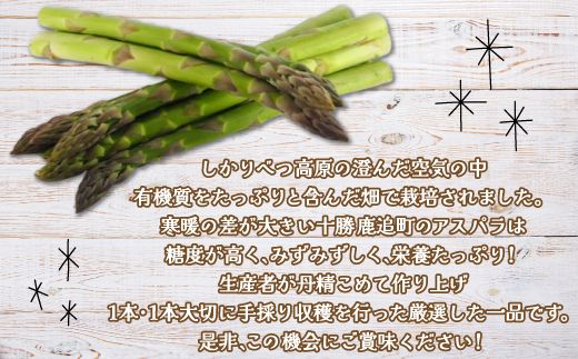 【5月中旬以降発送】鹿追産アスパラ（2kg）・よつ葉チーズ・バターセット SKA017